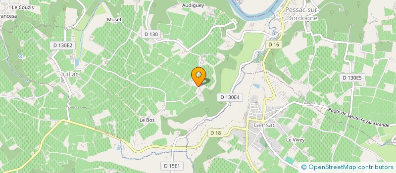 localisation de l'entreprise LE NOUVEAU STUDIO  JUILLAC