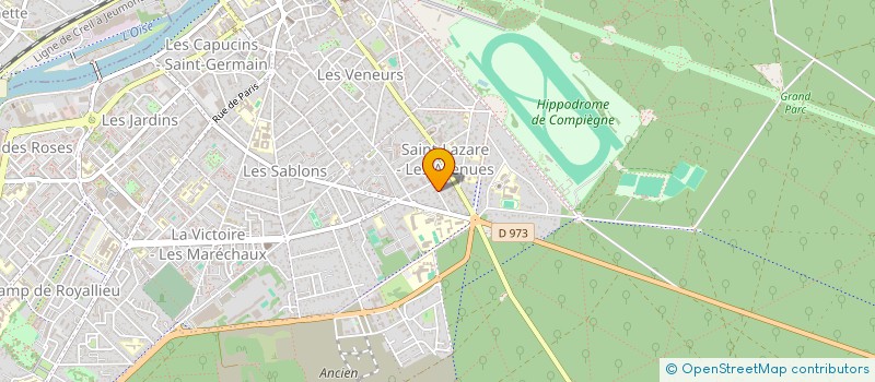 localisation de l'entreprise LE NOUVEAU THEATRE  COMPIEGNE