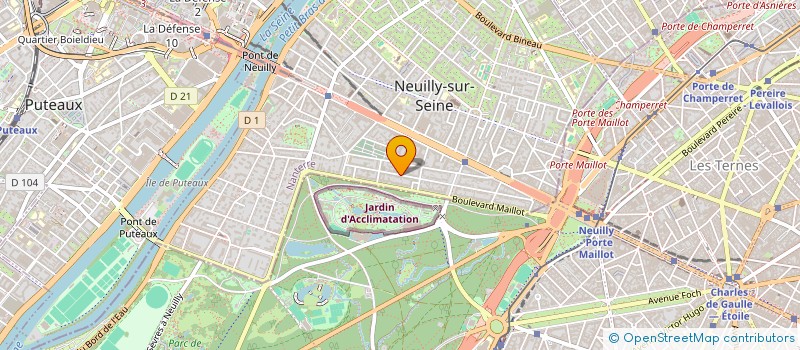 localisation de l'entreprise LE NOUVEL APPARTEMENT à NEUILLY-SUR-SEINE