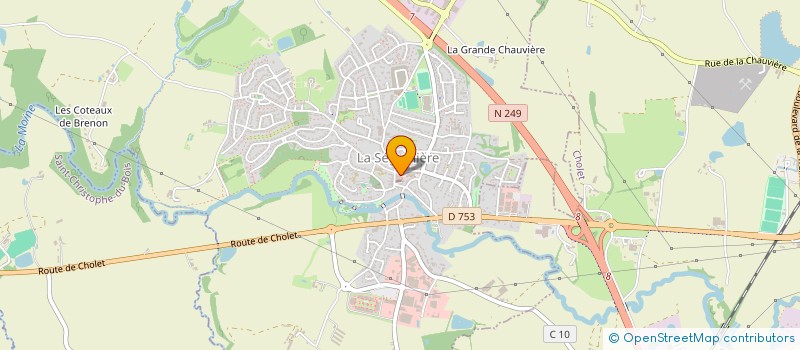 localisation de l'entreprise LE NOUVEL ART  LA SEGUINIERE