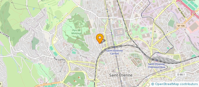 localisation de l'entreprise LE NOUVEL ATELIER à SAINT-ETIENNE