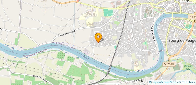 localisation de l'entreprise LE NOUVEL INVESTISSEUR  ROMANS-SUR-ISERE