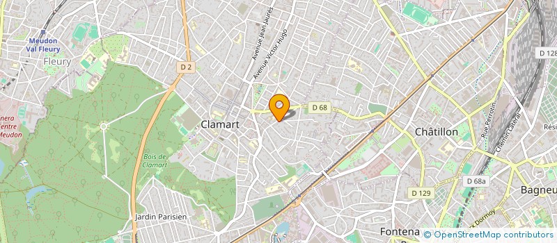localisation de l'entreprise LE NOUVEL OBJET à CLAMART