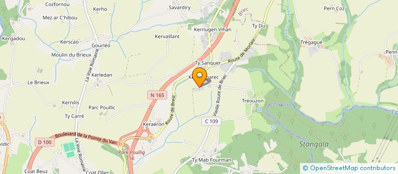 localisation de l'entreprise LE NOUY SERVICES  QUIMPER