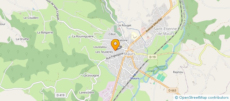 localisation de l'entreprise LE NOYAU JOLI à MAURS