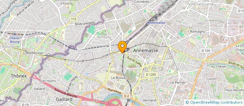 localisation de l'entreprise LE NOYER à ANNEMASSE