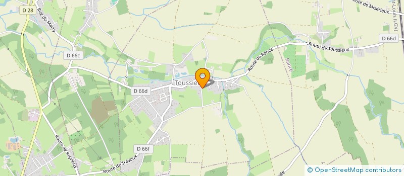 localisation de l'entreprise LE NOYER  TOUSSIEUX