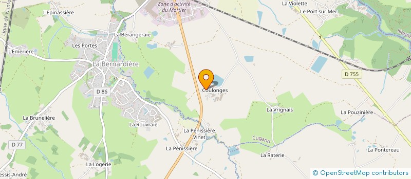 localisation de l'entreprise LE NOYER  CUGAND