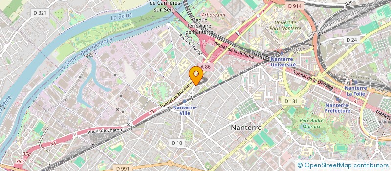 localisation de l'entreprise LE NOYO DES ENTREPRISES  NANTERRE