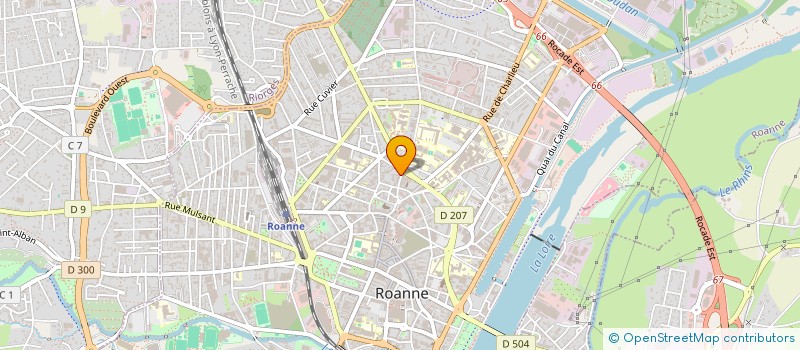 localisation de l'entreprise LE NUAGE DES SAVEURS à ROANNE