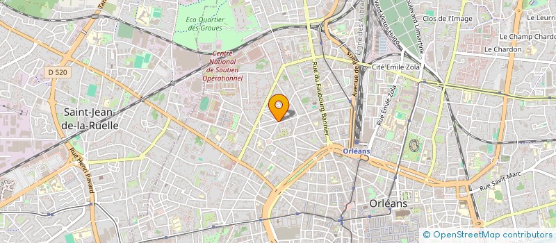 localisation de l'entreprise LE NUAGE EN PANTALON  ORLEANS