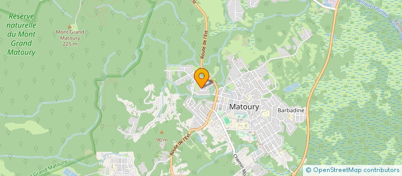 localisation de l'entreprise LE NUANCIER à MATOURY