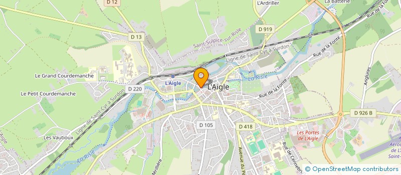 localisation de l'entreprise LE NUEVE à L'AIGLE
