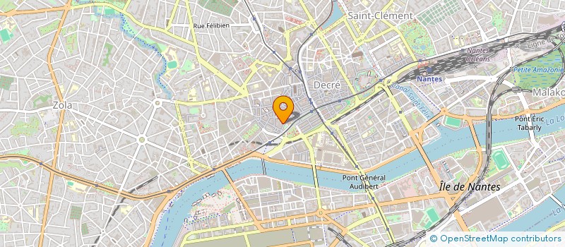 localisation de l'entreprise LE NUL BAR AILLEURS à NANTES