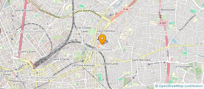 localisation de l'entreprise LE NUMBER ONE à MARSEILLE