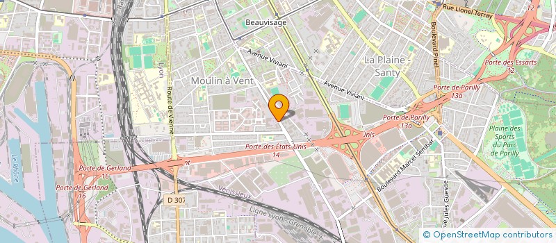 localisation de l'entreprise LE NUMBER ONE  VENISSIEUX