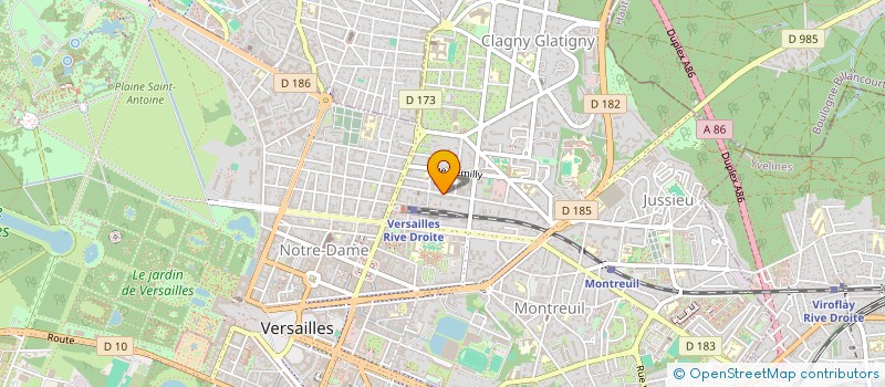 localisation de l'entreprise LE NUMERO COMPTABLE à VERSAILLES