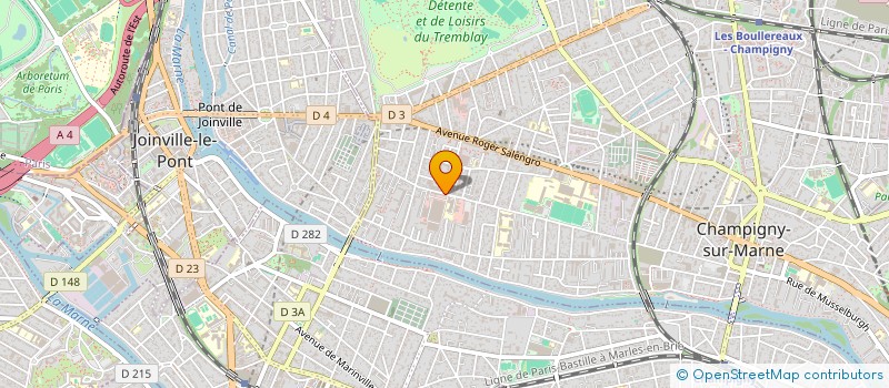 localisation de l'entreprise LE NUMIDE à CHAMPIGNY-SUR-MARNE