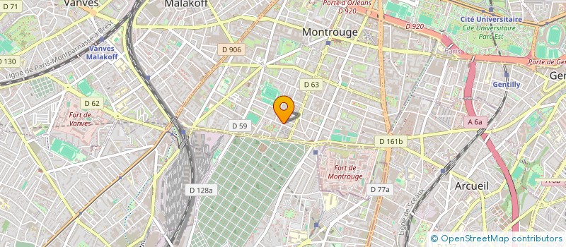 localisation de l'entreprise LE NUMIDE  MONTROUGE