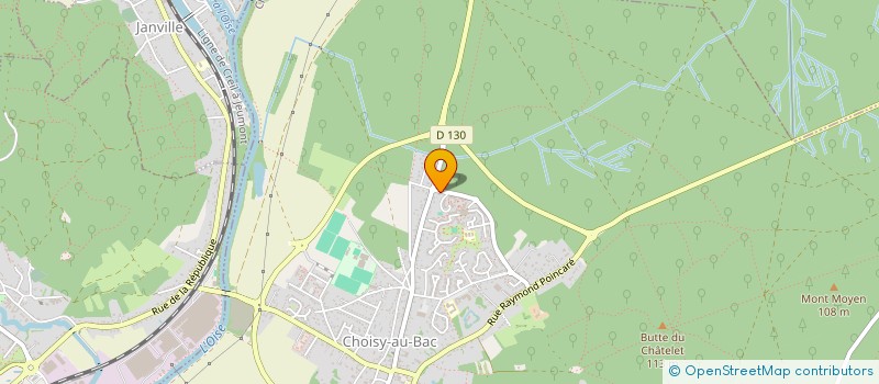 localisation de l'entreprise LE NURAGHI  CHOISY-AU-BAC