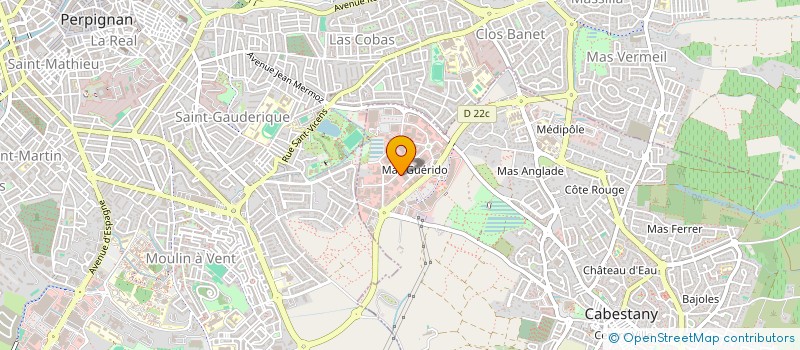 localisation de l'entreprise LE NY'LA  CABESTANY