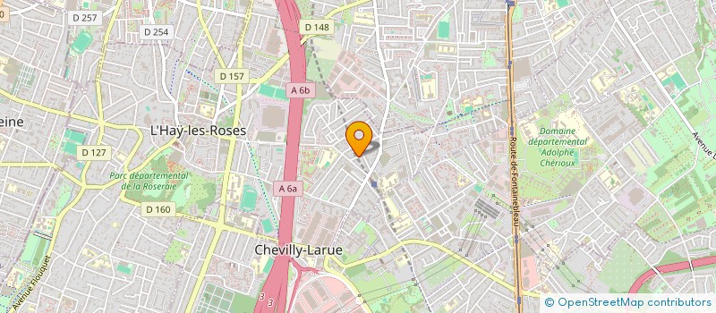 localisation de l'entreprise LE NYMPHEA  L'HAY-LES-ROSES