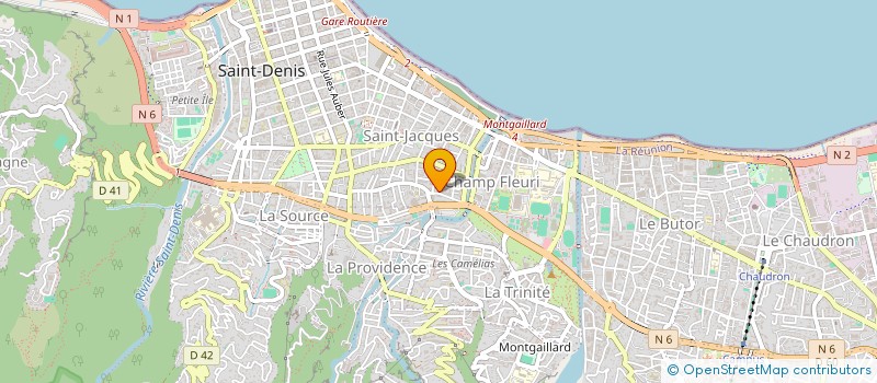 localisation de l'entreprise LE NYOBE à SAINT-DENIS