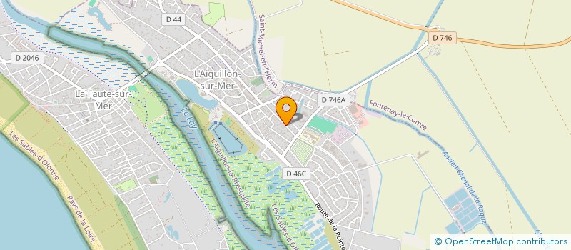 localisation de l'entreprise LE NYRVANA à L'AIGUILLON-LA-PRESQU'ILE