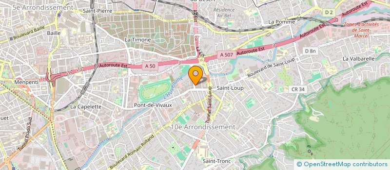 localisation de l'entreprise LE OAI D'OLIGUEZ  MARSEILLE