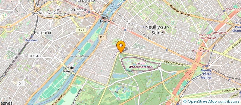 localisation de l'entreprise LE OFFICE à NEUILLY-SUR-SEINE