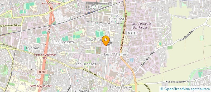 localisation de l'entreprise LE ONE STEP à VAULX-EN-VELIN