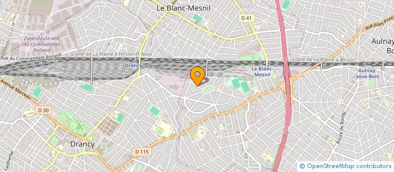 localisation de l'entreprise LE ONZE  LE BLANC-MESNIL