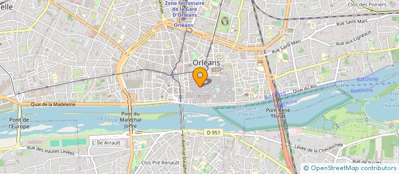 localisation de l'entreprise LE ORLEAN'S à ORLEANS