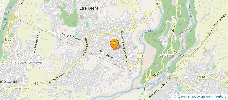 localisation de l'entreprise LE OUAKI  SAINT-LOUIS