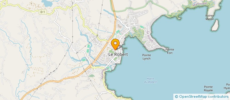 localisation de l'entreprise LE P.A.N.E.L. à LE ROBERT