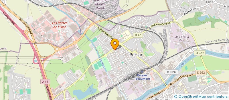 localisation de l'entreprise LE P.E.R.S.A.N  PERSAN