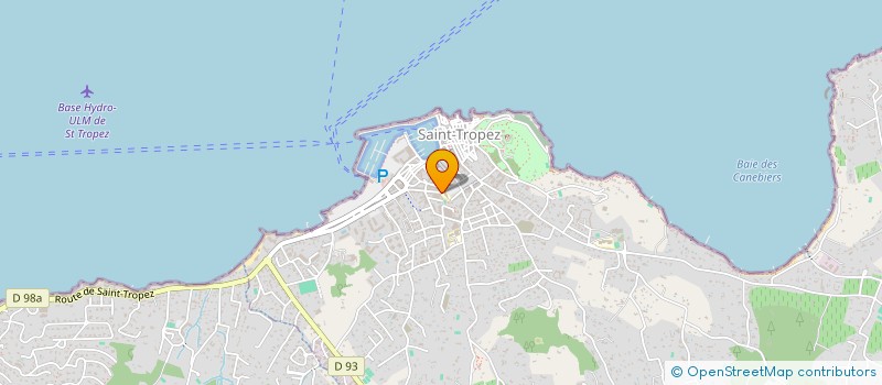 localisation de l'entreprise LE P'TEA TROPEZIEN à SAINT-TROPEZ