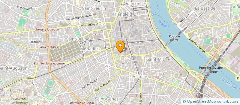 localisation de l'entreprise LE P'TIT 18  BORDEAUX