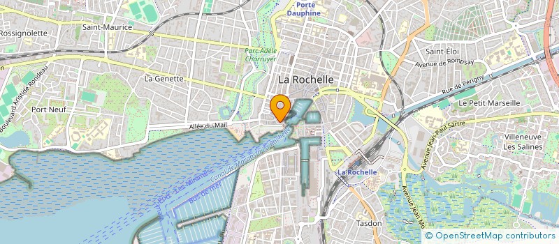 localisation de l'entreprise LE P'TIT AMIRAL  LA ROCHELLE