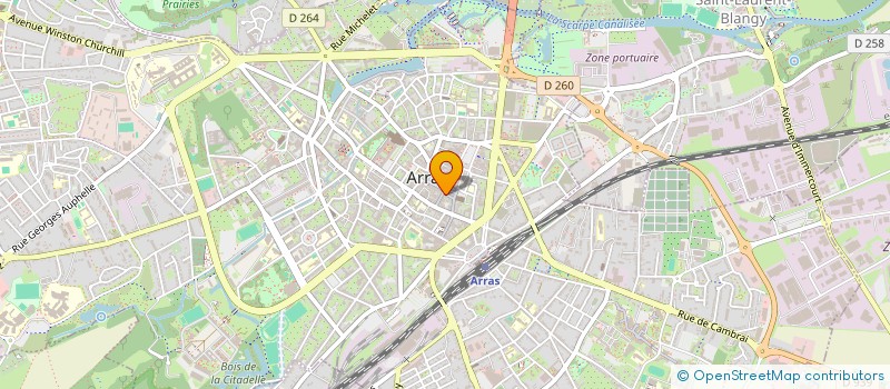 localisation de l'entreprise LE P'TIT ATELIER à ARRAS