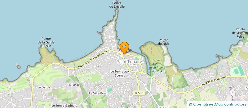 localisation de l'entreprise LE P'TIT BAIGNEUR  SAINT-LUNAIRE