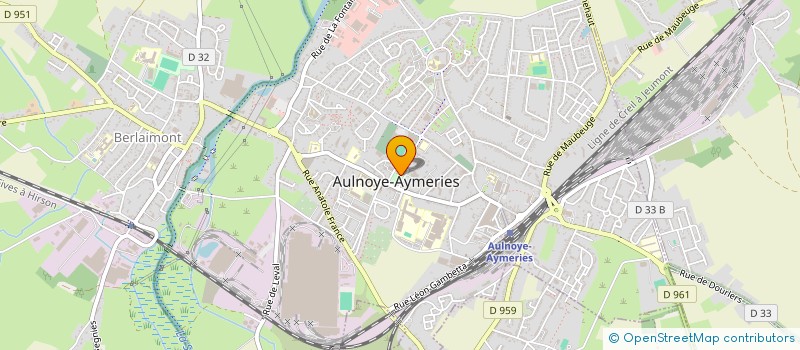 localisation de l'entreprise LE P'TIT BAR DE LEO à AULNOYE-AYMERIES