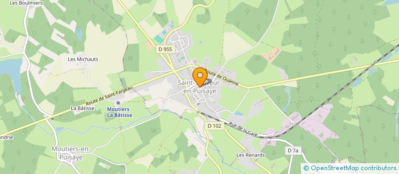 localisation de l'entreprise LE P'TIT BISTRO  SAINT-SAUVEUR-EN-PUISAYE