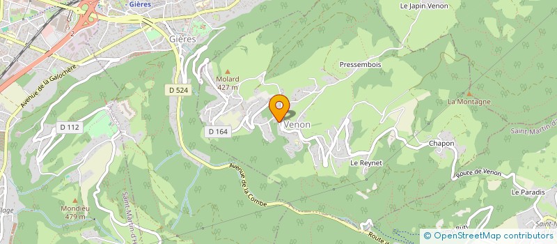 localisation de l'entreprise LE P'TIT BISTROT  VENON