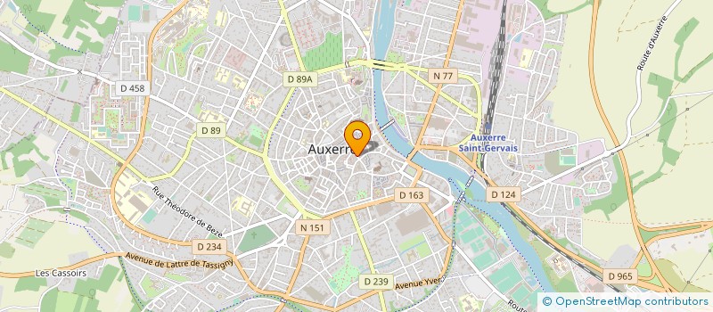 localisation de l'entreprise LE P TIT BOURGUIGNON à AUXERRE