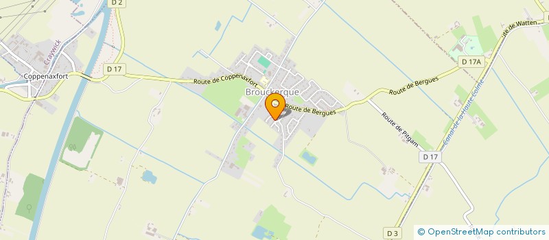 localisation de l'entreprise LE P'TIT BROUCK à BROUCKERQUE