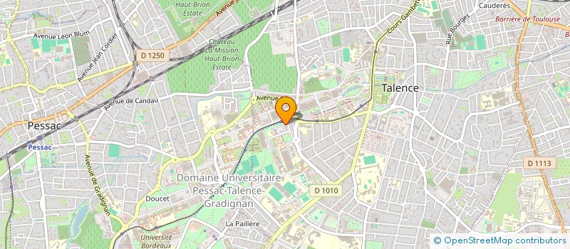 localisation de l'entreprise LE P'TIT CAMPUS  TALENCE