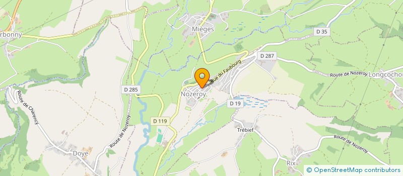 localisation de l'entreprise LE P'TIT CARROSSE  ESSERVAL-TARTRE