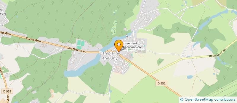 localisation de l'entreprise LE P'TIT CH UR DE DAMPIERRE-EN-BURLY à DAMPIERRE-EN-BURLY