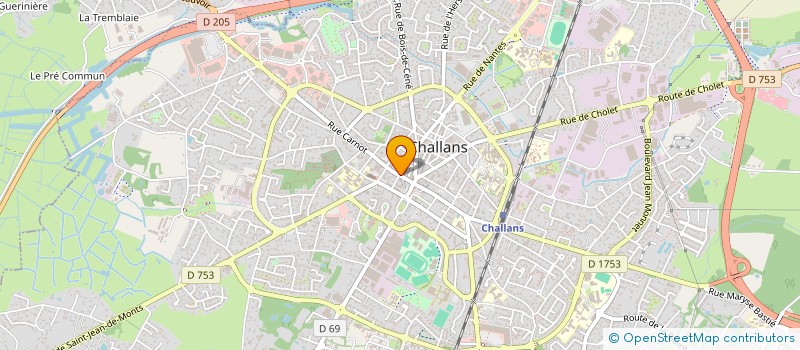 localisation de l'entreprise LE P'TIT CHALLANS à CHALLANS